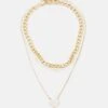 ONLY Onlgerda Seashell Necklace 3-Pack - Ketting - Gold-Coloured