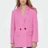 ONLY Nadelstreifen - Blazer - Super Pink