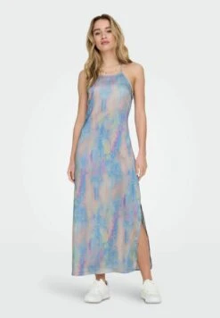 ONLY Ohne Ärmel Gestreiftes - Jurk - Cyan Blue