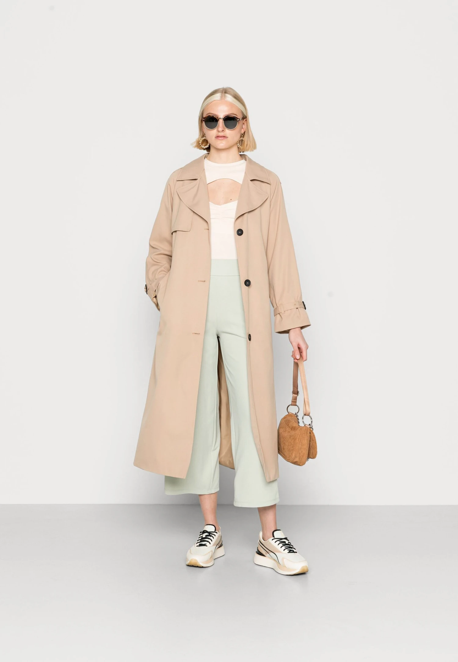 ONLY Onlchloe Single - Trenchcoat - Tannin 4 ONLY Onlchloe Single - Trenchcoat - Tannin - Afbeelding 2