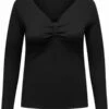 ONLY CARMAKOMA V-Ausschnitt - Longsleeve - Black -ONLY Winkel 112fcba08dec419cb3797f7b7e71feda