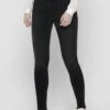 ONLY Onlblush Raw - Jeans Skinny Fit - Black Denim -ONLY Winkel 16b8bddaf53c4e10aaac2c6076b4dff9