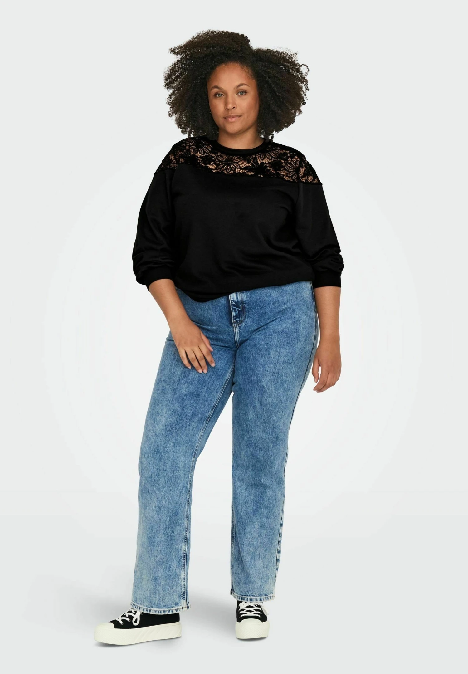 ONLY CARMAKOMA Langarm - Sweater - Black 4 ONLY CARMAKOMA Langarm - Sweater - Black - Afbeelding 2