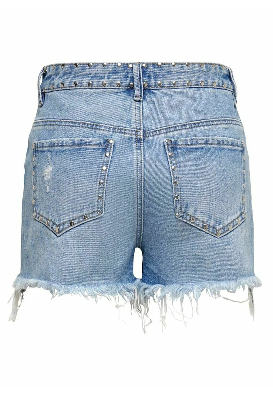 ONLY Jeansshort - Medium Blue Denim 9 ONLY Jeansshort - Medium Blue Denim - Afbeelding 7