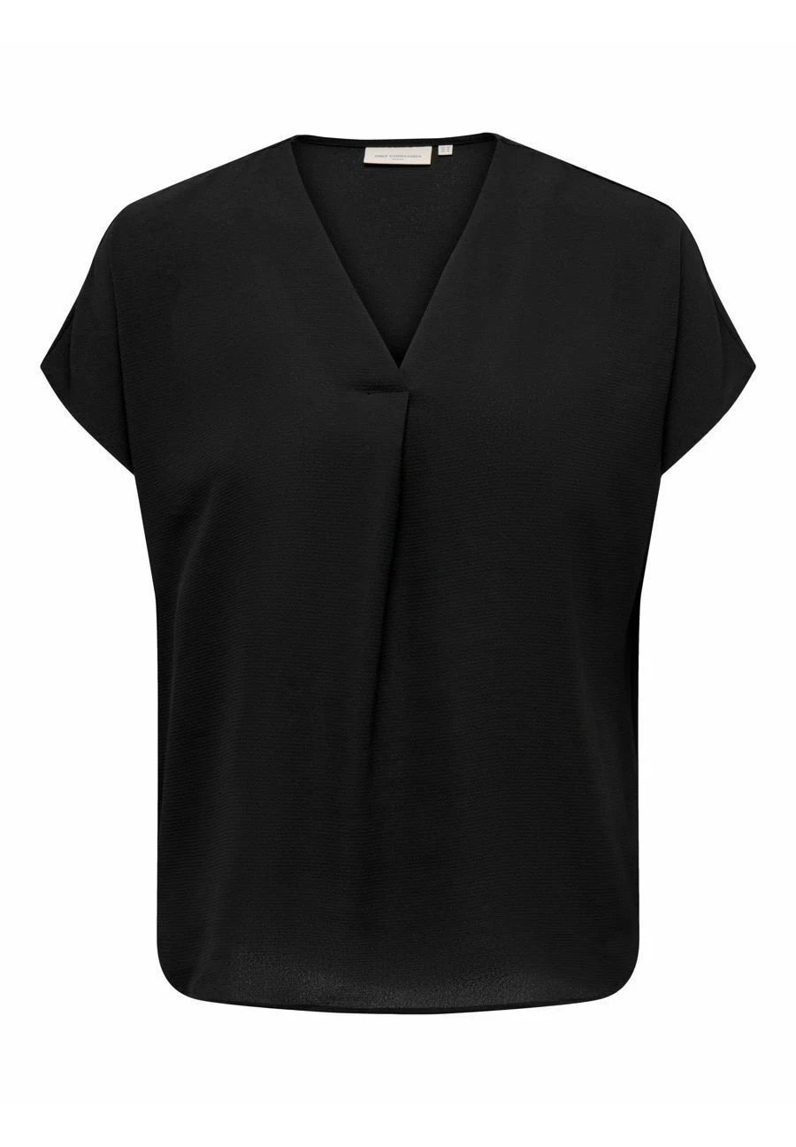 ONLY CARMAKOMA Curvy V-Ausschnitt - T-Shirt Basic - Black 8 ONLY CARMAKOMA Curvy V-Ausschnitt - T-Shirt Basic - Black - Afbeelding 6