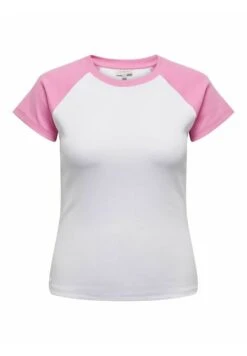 ONLY CARMAKOMA Curvy Raglan - T-Shirt Print - White