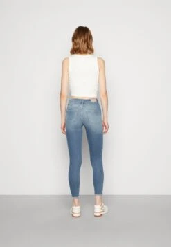 ONLY Onlblush Mid Skinny Ankraw- Jeans Skinny Fit - Special Blue Grey Denim -ONLY Winkel 22eda50406344227a6f5468aa02ce521