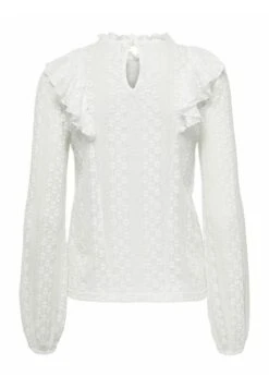 ONLY Mit Langen Ärmeln Spitzen - Blouse - Cloud Dancer -ONLY Winkel 28b2552b276848299b27e53145ce2310