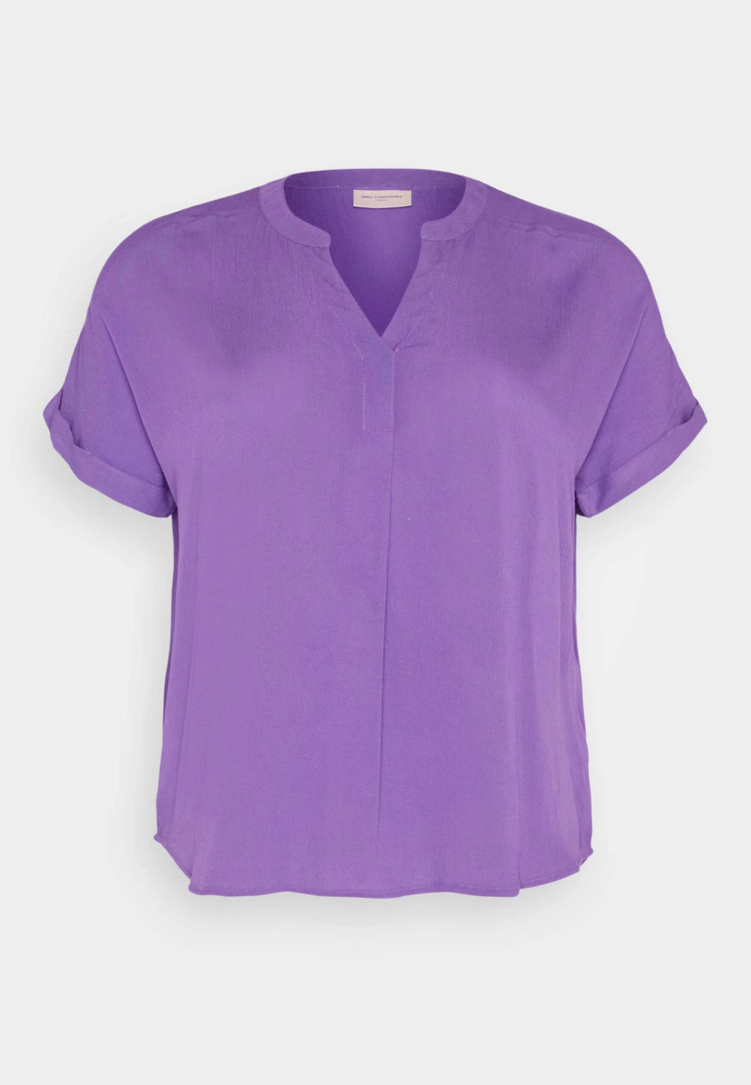 ONLY CARMAKOMA Carmio May V Neck Solid - T-Shirt Basic - Royal Lilac 7 ONLY CARMAKOMA Carmio May V Neck Solid - T-Shirt Basic - Royal Lilac - Afbeelding 5