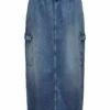 ONLY CARMAKOMA Cargo - Jeansrok - Medium Blue Denim -ONLY Winkel 2f19a1fc204d4005adf6f8933047835b