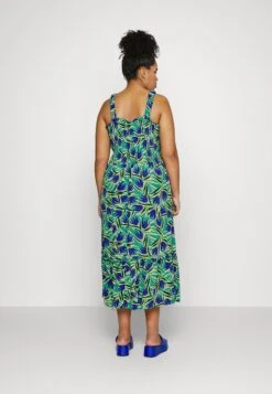 ONLY CARMAKOMA Carsolveig Strap Midi Dress - Jurk - Pepper Green -ONLY Winkel 3148b600d5734897b2a5051d552236a4