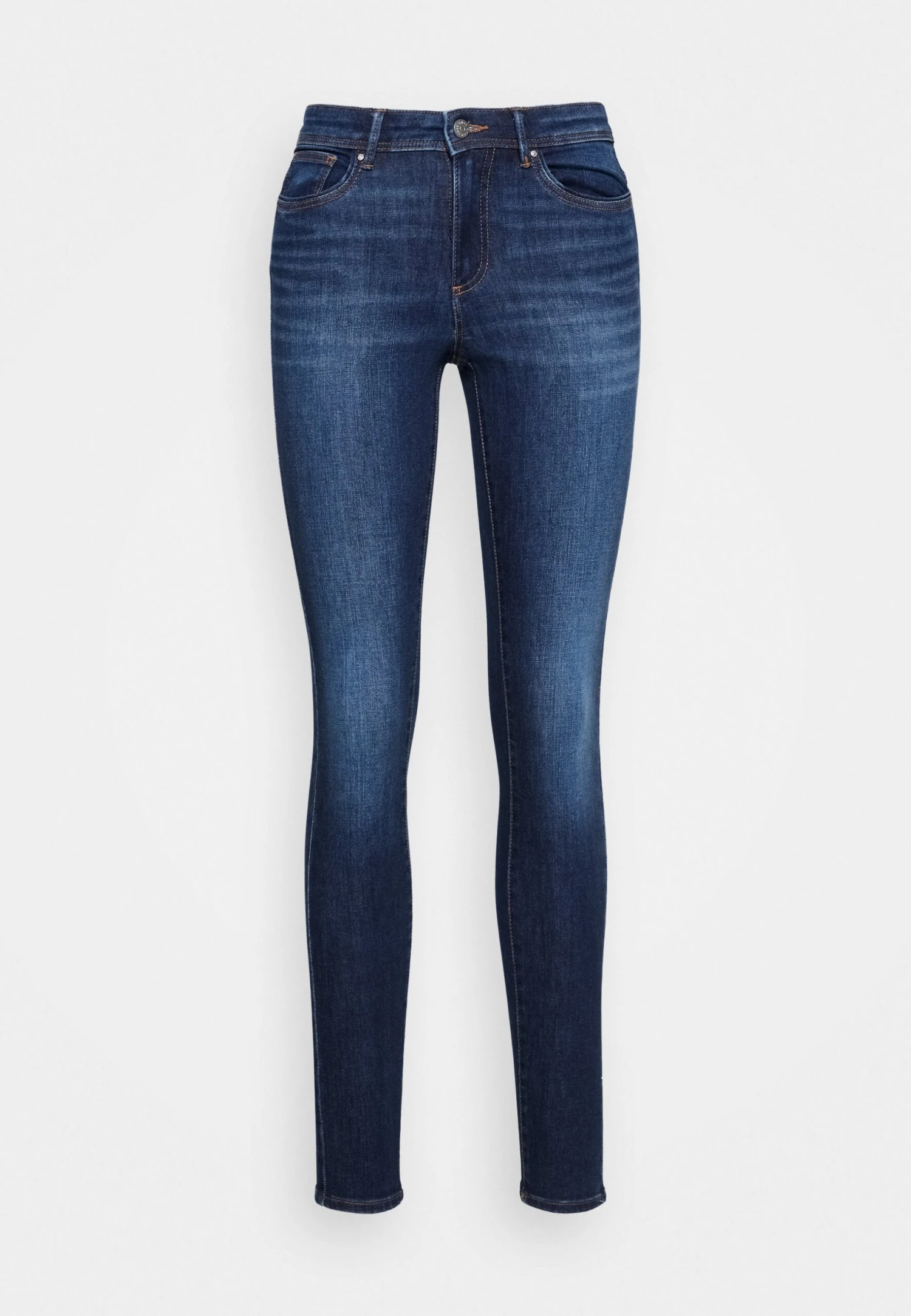 ONLY Onlwauw - Jeans Skinny Fit - Dark Blue Denim 7 ONLY Onlwauw - Jeans Skinny Fit - Dark Blue Denim - Afbeelding 5