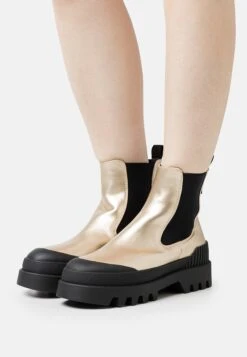 ONLY Shoes Onlbuzz - Enkellaarsjes Met Plateauzool - Gold