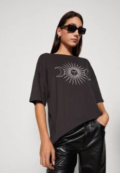 ONLY Onljoyfull Oversized - T-Shirt Print - Phantom -ONLY Winkel 3e1baf7003e9419d931079d7962c89b6