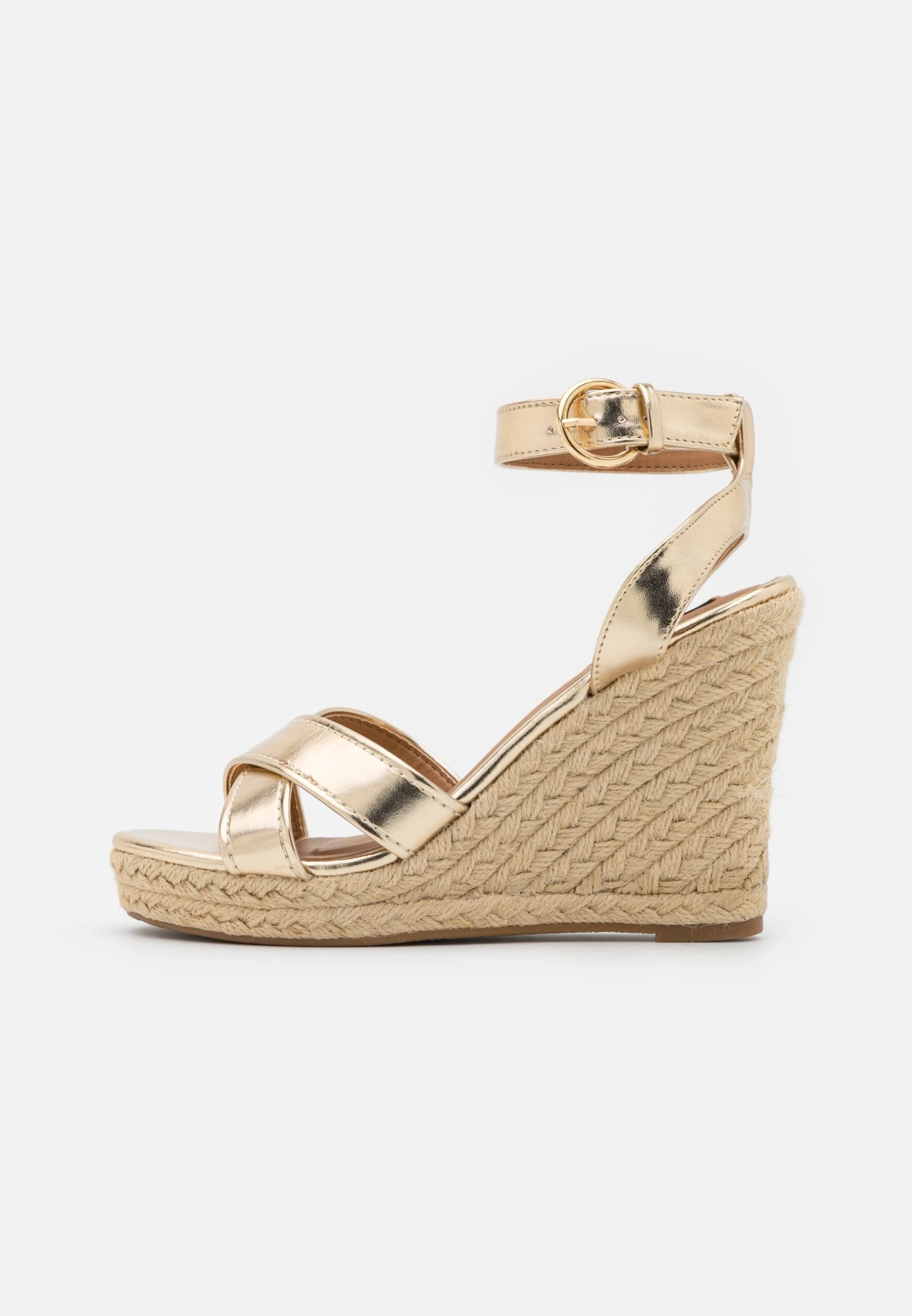 ONLY Shoes Onlamelia Life Stitch- Sandalen Met Plateauzool - Gold 4 ONLY Shoes Onlamelia Life Stitch- Sandalen Met Plateauzool - Gold - Afbeelding 2