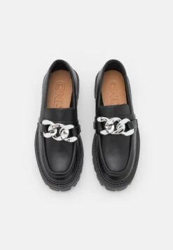 ONLY Shoes Onlbetty Chain Loafer- Instappers - Black/Silver -ONLY Winkel 43e5faca77be4e9292d5274302a3f67e