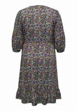 ONLY CARMAKOMA Midi Curvy Wickel - Jurk - Black -ONLY Winkel 47266cc813da4c338fd7c542fe6cc103