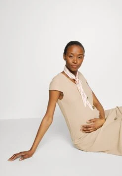 ONLY MATERNITY Olmnella Button Dress - Gebreide Jurk - Beige -ONLY Winkel 47ad56e02333428896a50e1f3f3d4801