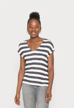 ONLY Onllira Life V Neck - T-Shirt Print - Night Sky Tofu