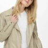 ONLY Biker Otw Noo - Imitatieleren Jas - Silver Lining -ONLY Winkel 4e6a0d705a074922a1e86eba5fbed328