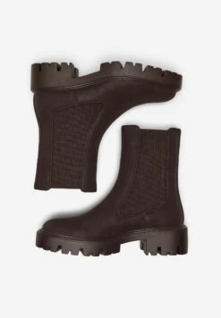 ONLY Shoes Einfarbige - Korte Laarzen - Brown Stone -ONLY Winkel 5243d17c891345e789422915497354e5