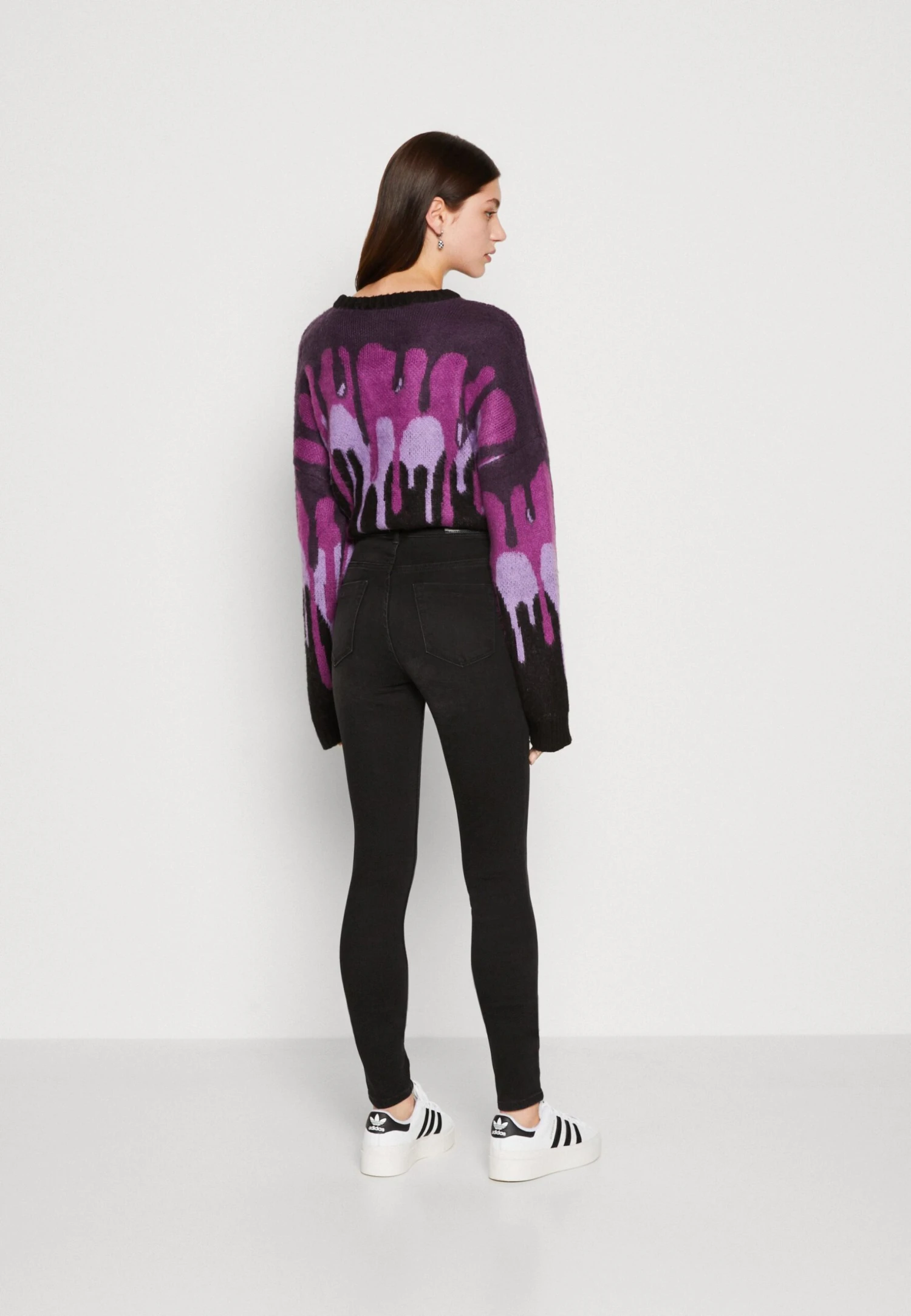 ONLY Onlforever High - Jeans Skinny Fit - Washed Black 5 ONLY Onlforever High - Jeans Skinny Fit - Washed Black - Afbeelding 3