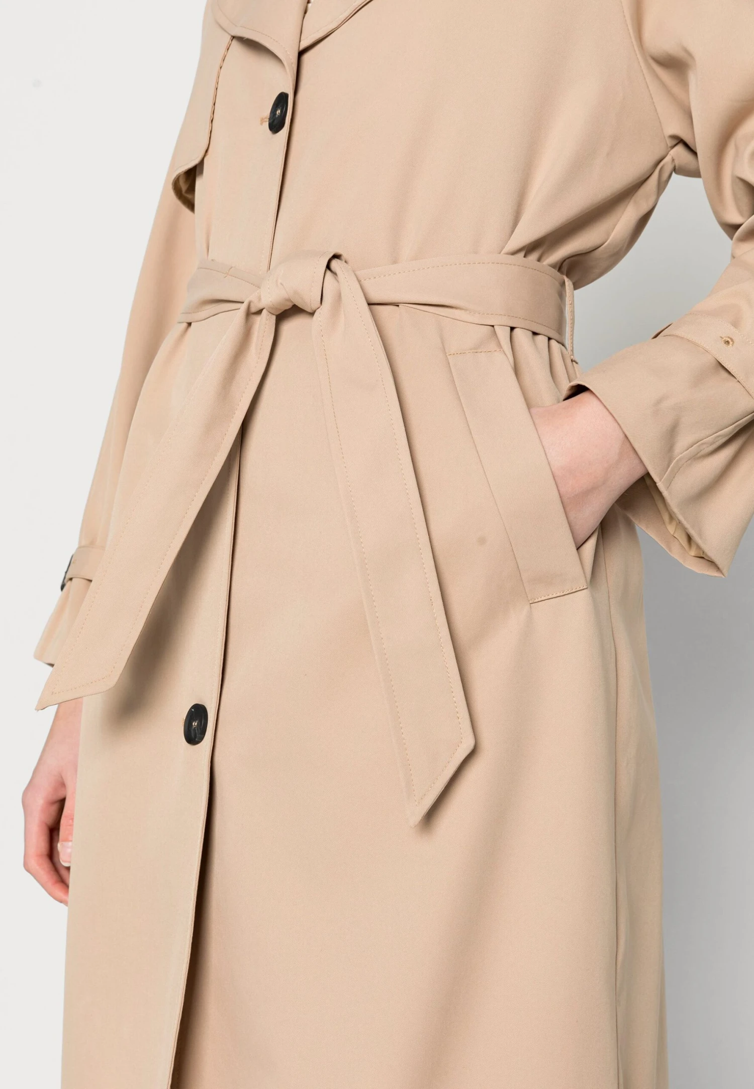 ONLY Onlchloe Single - Trenchcoat - Tannin 7 ONLY Onlchloe Single - Trenchcoat - Tannin - Afbeelding 5