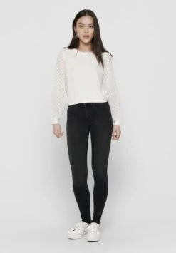 ONLY Onlblush Raw - Jeans Skinny Fit - Black Denim -ONLY Winkel 58a444143cfd4c7cbeeefd3d232a937c