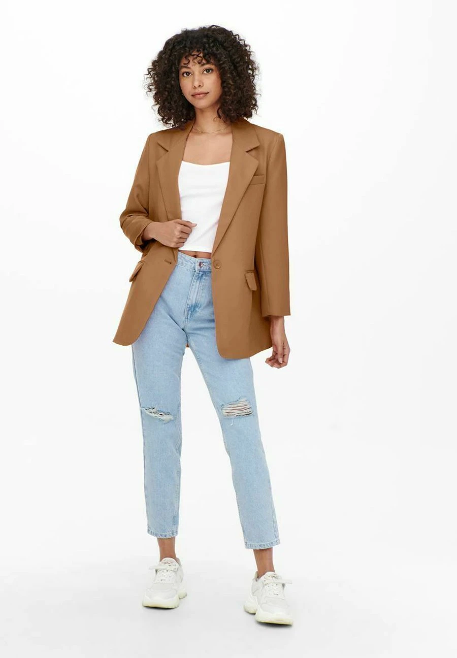 ONLY Onllana Blazer - Halflange Jas - Tobacco Brown 4 ONLY Onllana Blazer - Halflange Jas - Tobacco Brown - Afbeelding 2