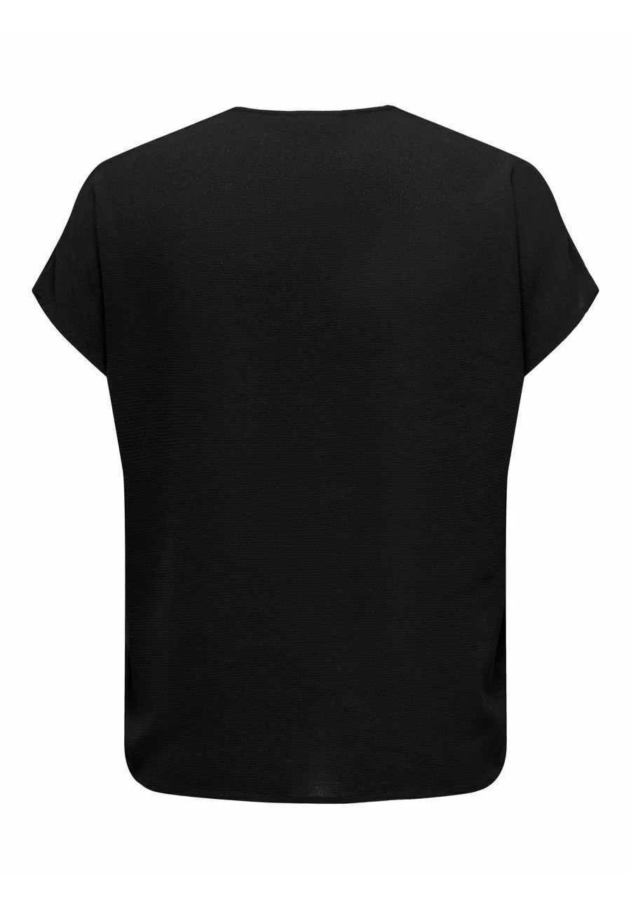 ONLY CARMAKOMA Curvy V-Ausschnitt - T-Shirt Basic - Black 9 ONLY CARMAKOMA Curvy V-Ausschnitt - T-Shirt Basic - Black - Afbeelding 7