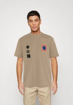 Only & Sons Onslenny Tee Unisex - T-Shirt Print - Chinchilla