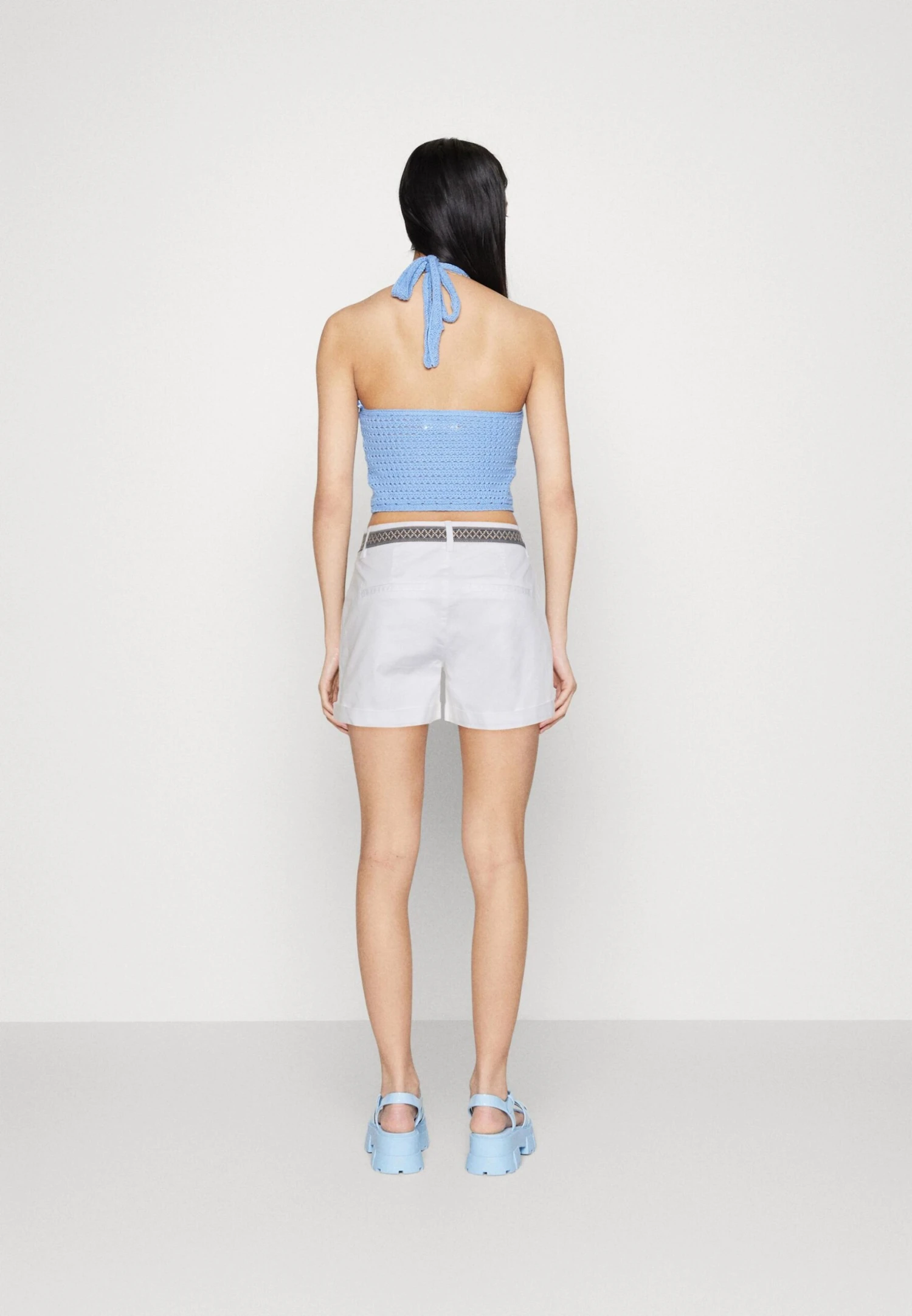 ONLY Onlgeorgia Belt - Shorts - Bright White/Dress Blues/Oatmeal 5 ONLY Onlgeorgia Belt - Shorts - Bright White/Dress Blues/Oatmeal - Afbeelding 3