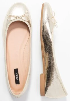 ONLY Shoes Onlbee - Ballerina'S - Gold -ONLY Winkel 5eb1cf55a5d542859630fc07c5787d09