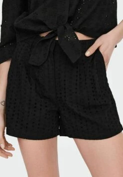 ONLY High Waist - Shorts - Black -ONLY Winkel 5edc117e38404f85960b3d2c2abe9b4d