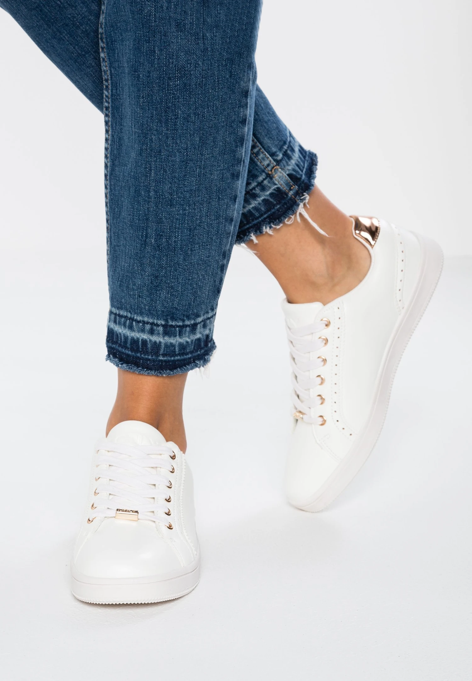 ONLY Shoes Onlshiloh - Sneakers Laag - White/Rosegold 3 ONLY Shoes Onlshiloh - Sneakers Laag - White/Rosegold