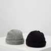 Only & Sons Onsshort Beanie 2 Pack - Muts - Black/Grey Melange -ONLY Winkel 62a9830fce664d168c6497f5e78c5bf6