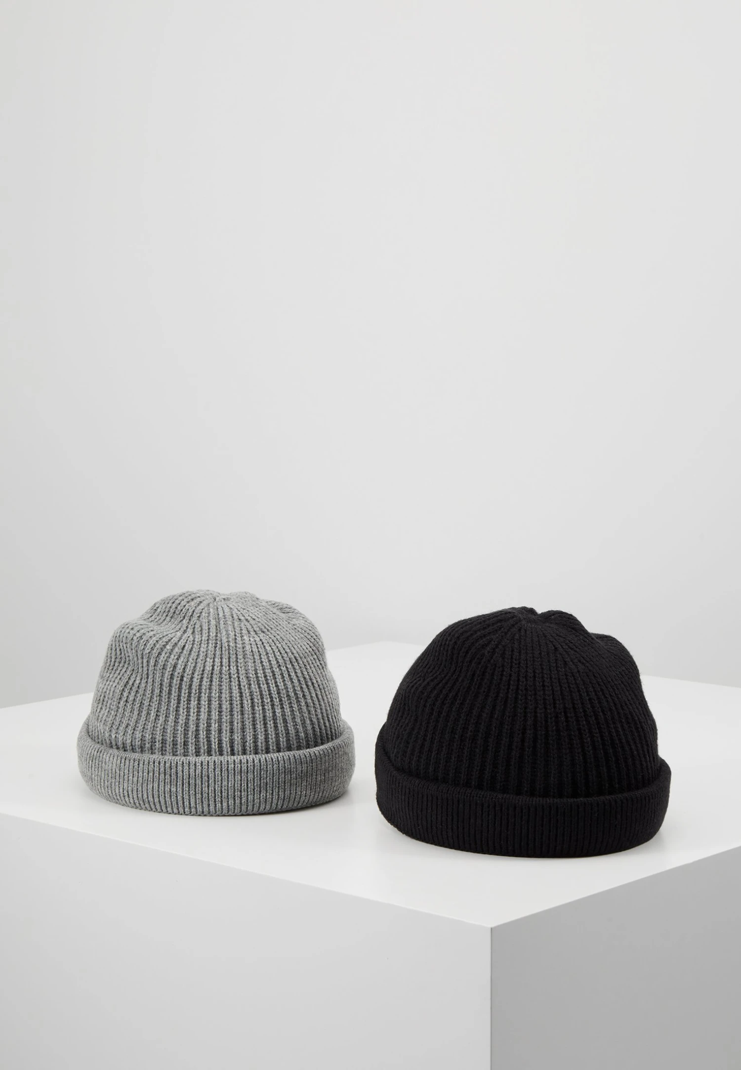 Only & Sons Onsshort Beanie 2 Pack - Muts - Black/Grey Melange 3 Only & Sons Onsshort Beanie 2 Pack - Muts - Black/Grey Melange