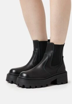 ONLY Shoes Onlbanyu - Enkellaarsjes Met Plateauzool - Black