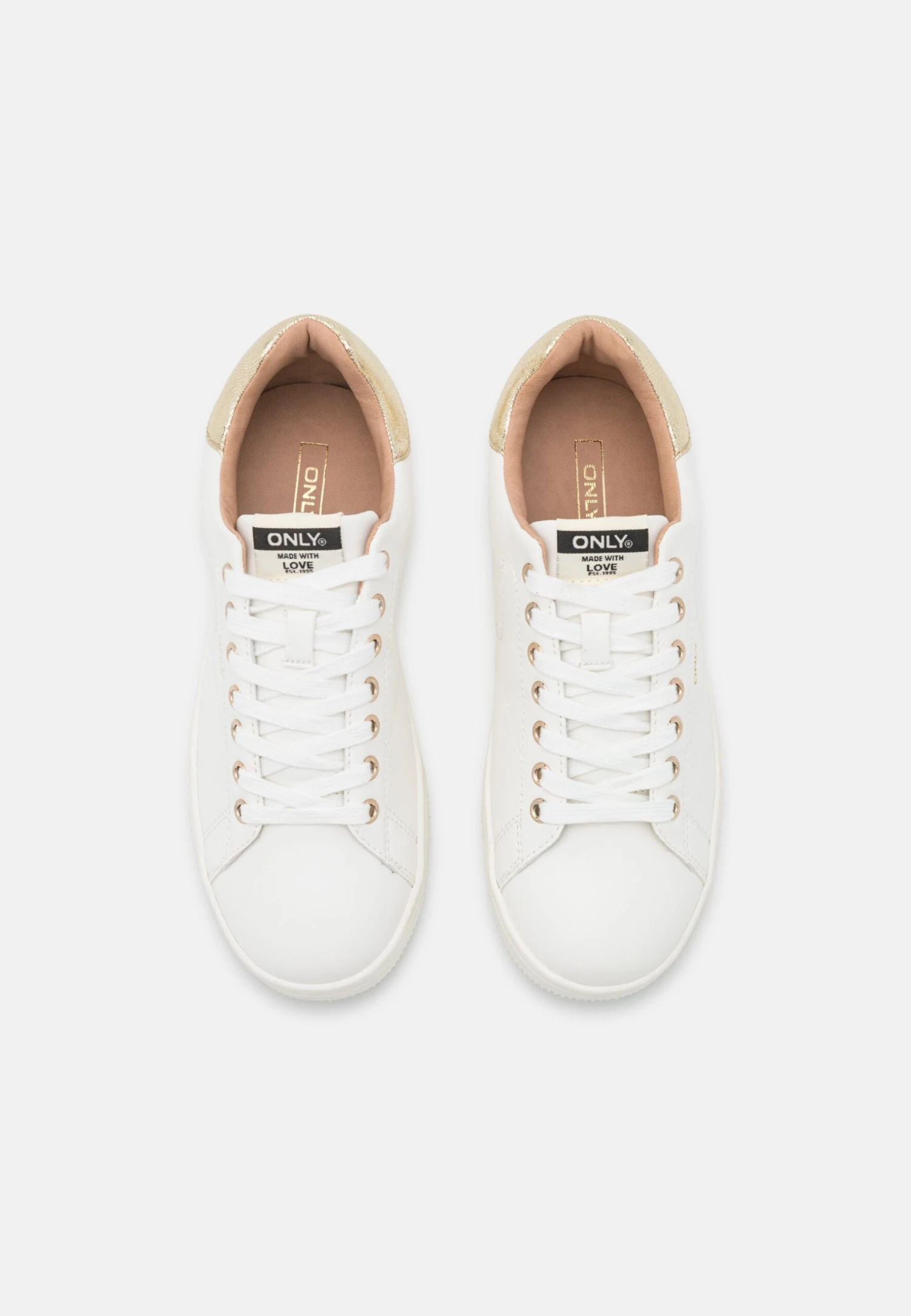 ONLY Shoes Onlshilo - Sneakers Laag - White/Gold 8 ONLY Shoes Onlshilo - Sneakers Laag - White/Gold - Afbeelding 6