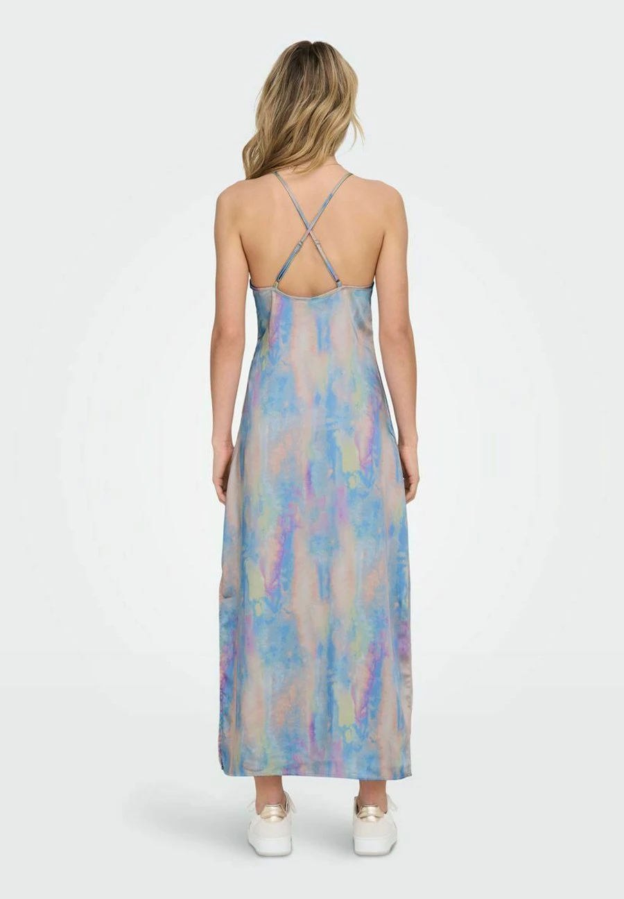 ONLY Ohne Ärmel Gestreiftes - Jurk - Cyan Blue 5 ONLY Ohne Ärmel Gestreiftes - Jurk - Cyan Blue - Afbeelding 3