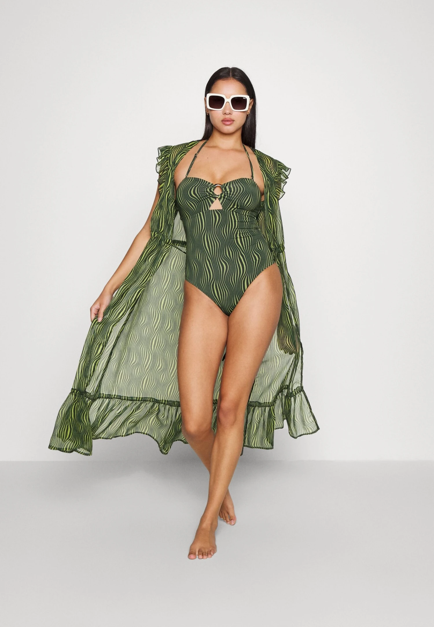 ONLY Onllilja Life Beach Dress - Strandaccessoire - Dark Green 4 ONLY Onllilja Life Beach Dress - Strandaccessoire - Dark Green - Afbeelding 2