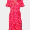 ONLY Onlolivia Wrap Dress - Jurk - Mars Red -ONLY Winkel 6e5e02ecb8684477b5984b43817f2230