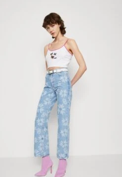 ONLY Onlcamille Print - Straight Leg Jeans - Light Blue Denim -ONLY Winkel 6e6276cb5f7046108f2df4a4f17e05c8