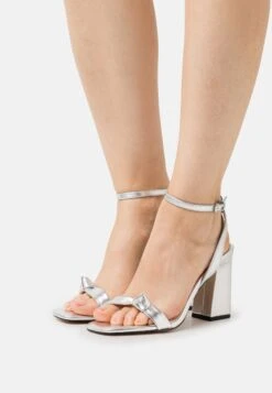ONLY Shoes Onlalyx Single Knot- Sandalen Met Hoge Hak - Silver