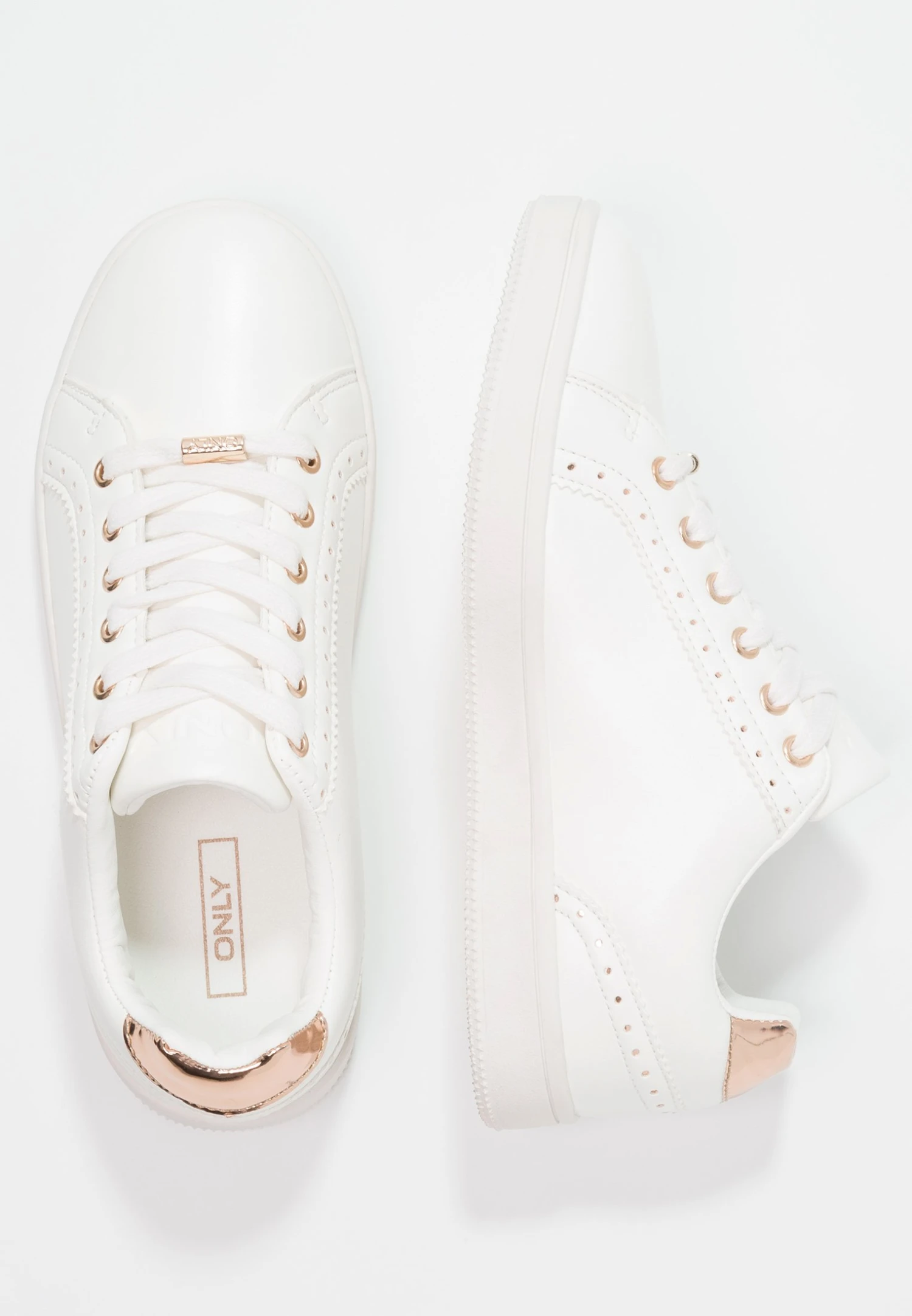 ONLY Shoes Onlshiloh - Sneakers Laag - White/Rosegold 5 ONLY Shoes Onlshiloh - Sneakers Laag - White/Rosegold - Afbeelding 3