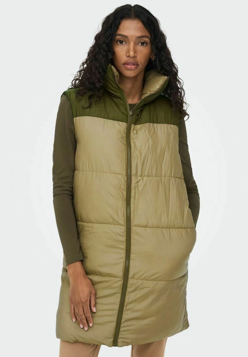 ONLY Weste Wendbare Lange - Bodywarmer - Trench Coat 8 ONLY Weste Wendbare Lange - Bodywarmer - Trench Coat - Afbeelding 6