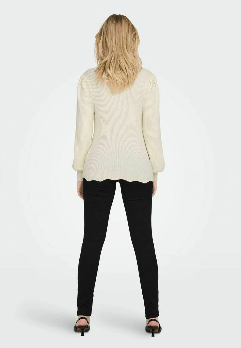 ONLY Einfarbiger - Trui - Whitecap Gray 5 ONLY Einfarbiger - Trui - Whitecap Gray - Afbeelding 3