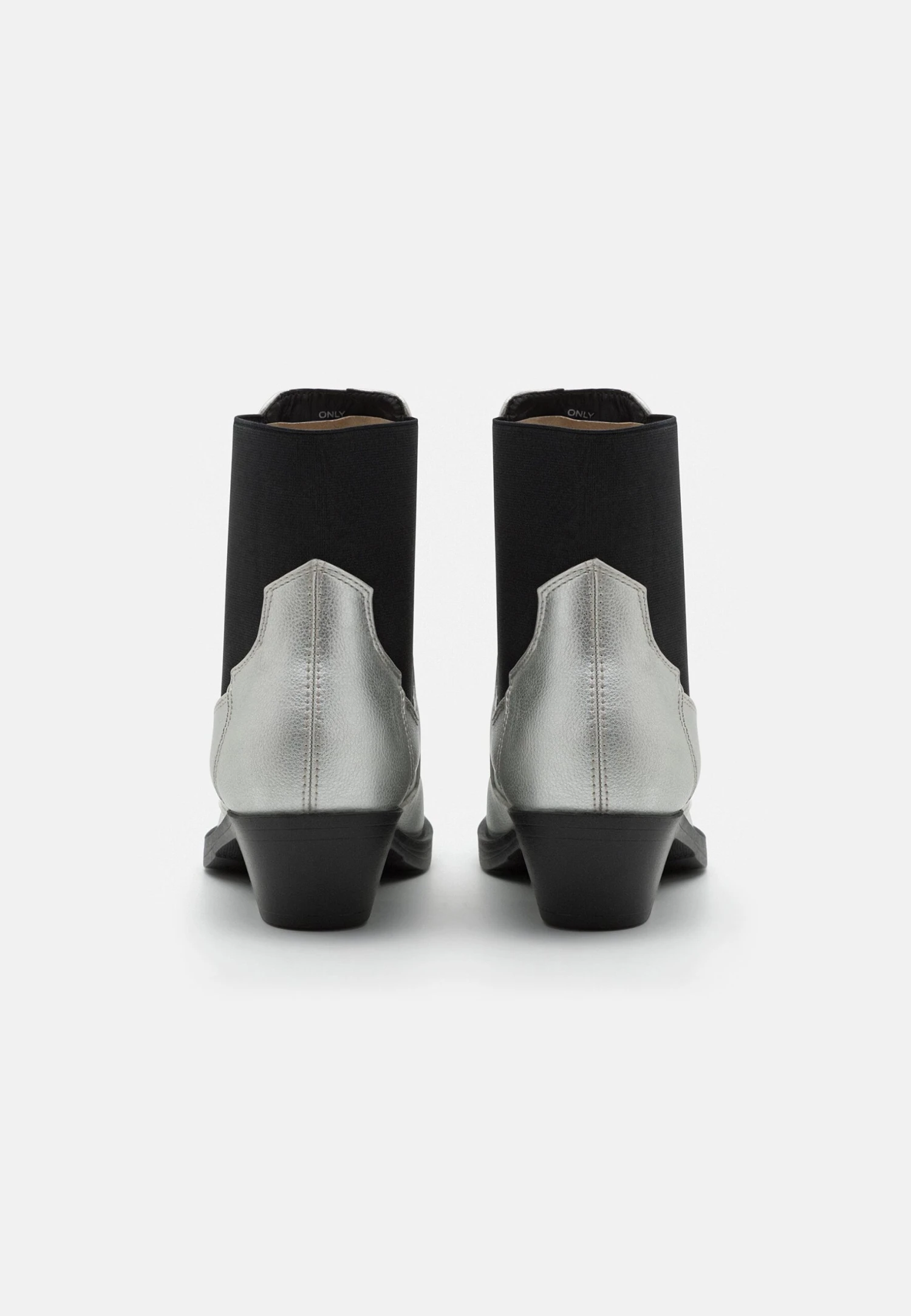 ONLY Shoes Onlbronco Short - Cowboy-/Bikerlaarsjes - Silver 6 ONLY Shoes Onlbronco Short - Cowboy-/Bikerlaarsjes - Silver - Afbeelding 4