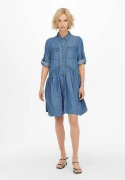 ONLY Langärmeliges - Spijkerjurk - Medium Blue Denim