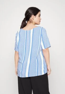 ONLY CARMAKOMA Carmarrakesh Top V Neck- T-Shirt Print - Ultramarine/W. Cloud Dancer 9 ONLY CARMAKOMA Carmarrakesh Top V Neck- T-Shirt Print - Ultramarine/W. Cloud Dancer -ONLY Winkel 7568f0bd0798441daf5d76db32aca710